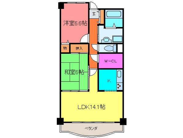 ｌｕｘｅギオンの物件間取画像